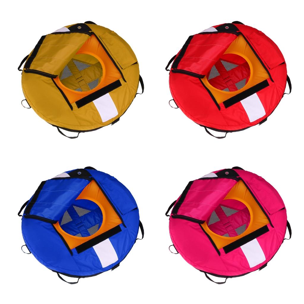 Swim Buoy Open Water - Inflatable Freediving Buoy Float for Jumping,