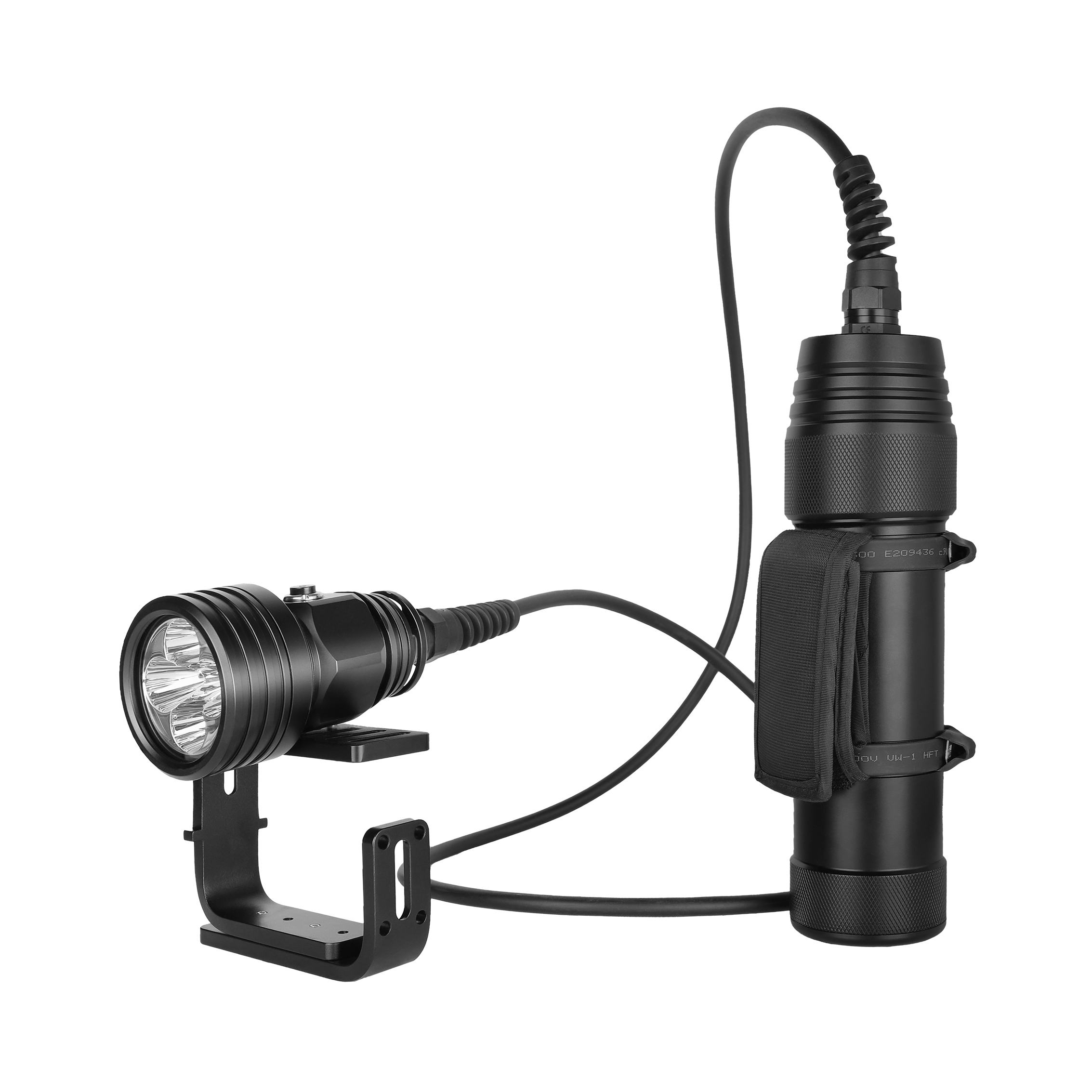 Underwater Flashlight - Newly DIV10PRO 4500lm IP68 200m Underwater