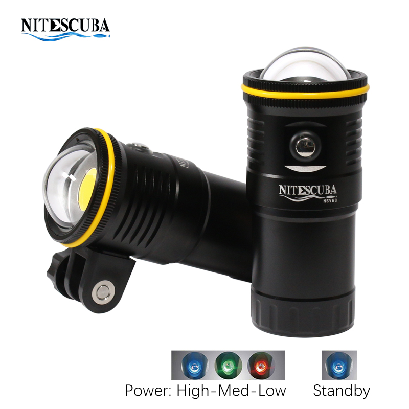 Nitescuba NSV60 LED Diving Vid - огляд і ціна Underwater Flashlight