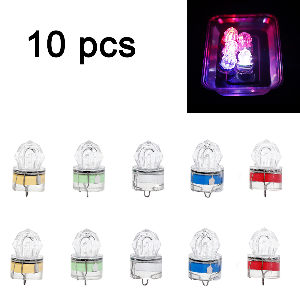 10 pcs LED Fishing Lamp Underw - огляд і ціна Underwater Flashlight