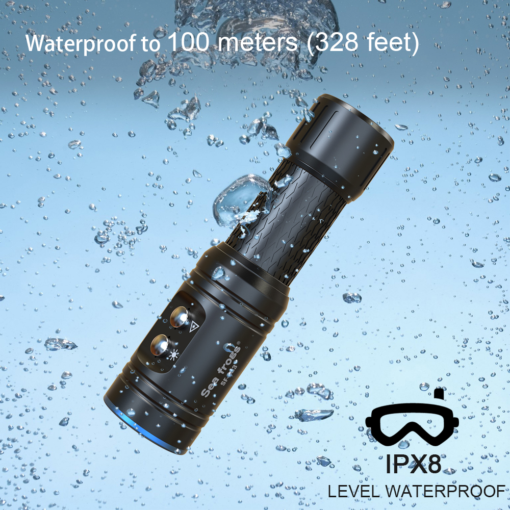 Strbea 1000 Lumens LED Flashli - огляд і ціна Underwater Flashlight