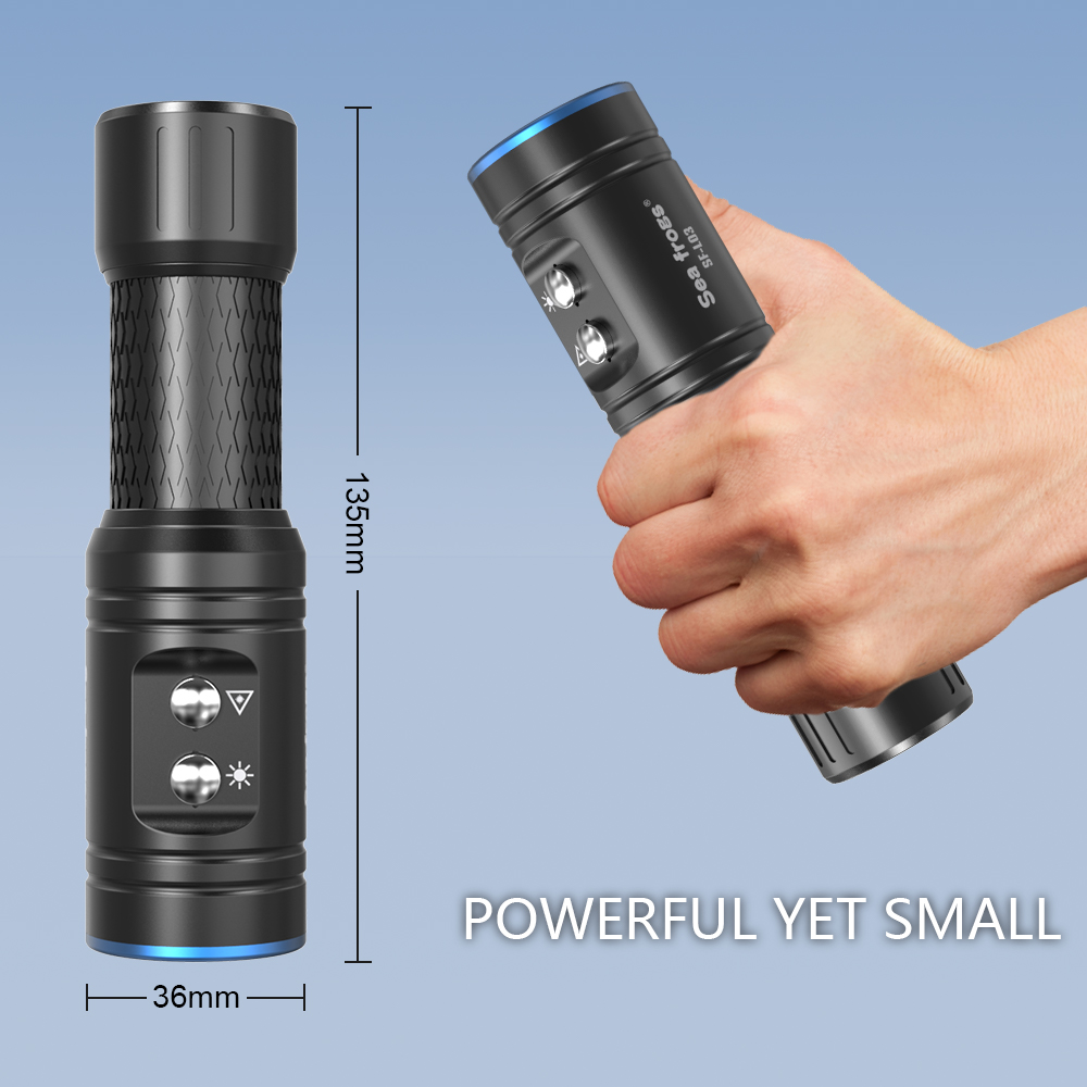 Strbea 1000 Lumens LED Flashli - огляд і ціна Underwater Flashlight