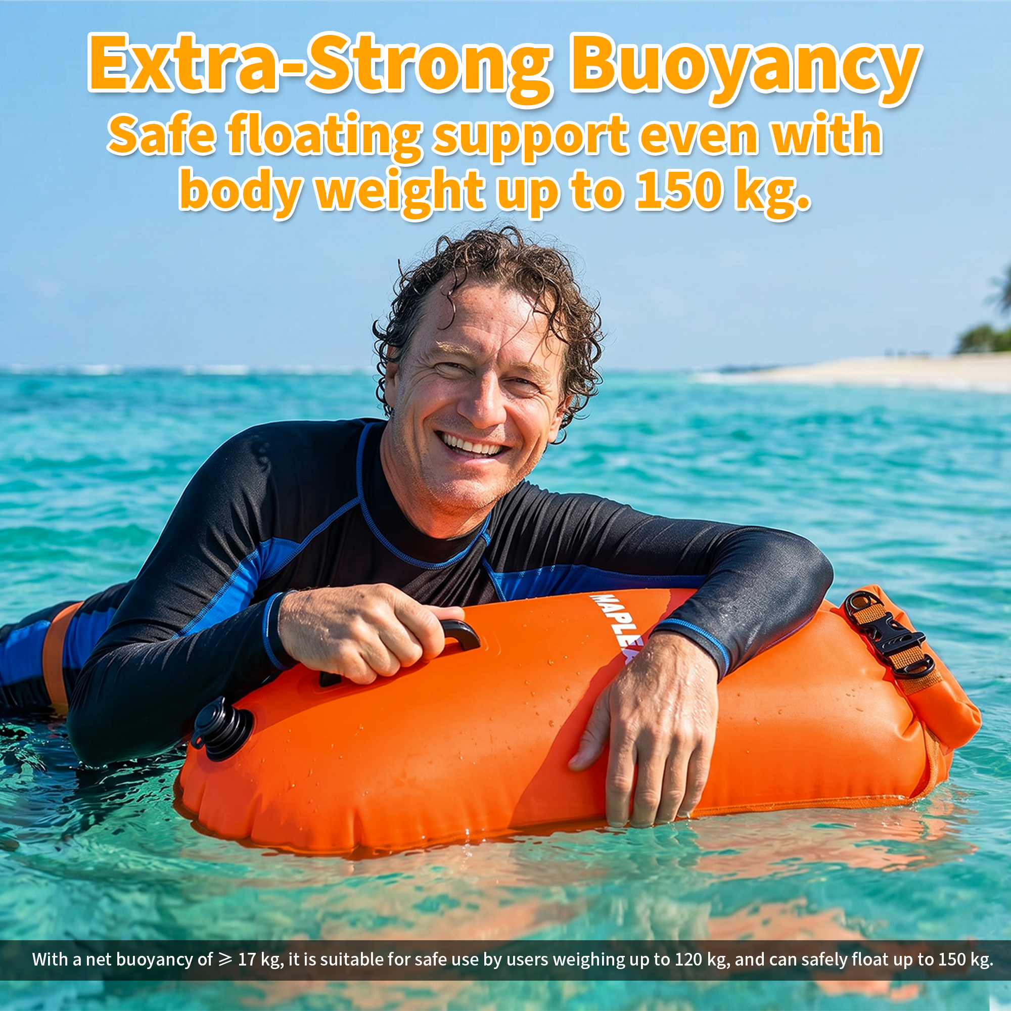 MAPLEAF Swimming Buoy Tow Floa - огляд і ціна Swim Buoy Open Water