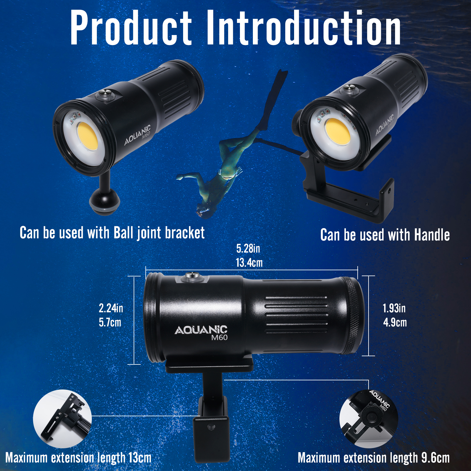 Nitescuba professional diving  - огляд і ціна Underwater Flashlight