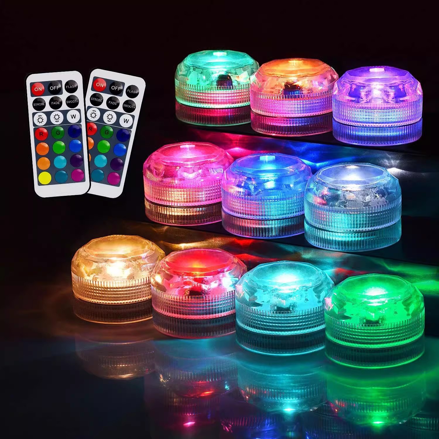 Remote Control RGB Decorative  - огляд і ціна Underwater Flashlight